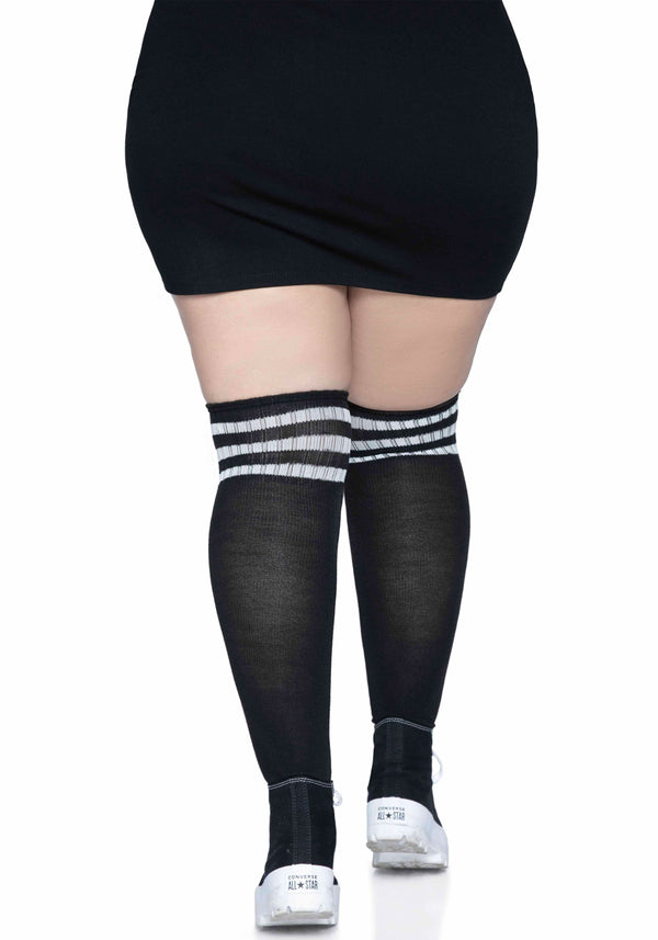 Plus Over The Knee Athletic Socks
