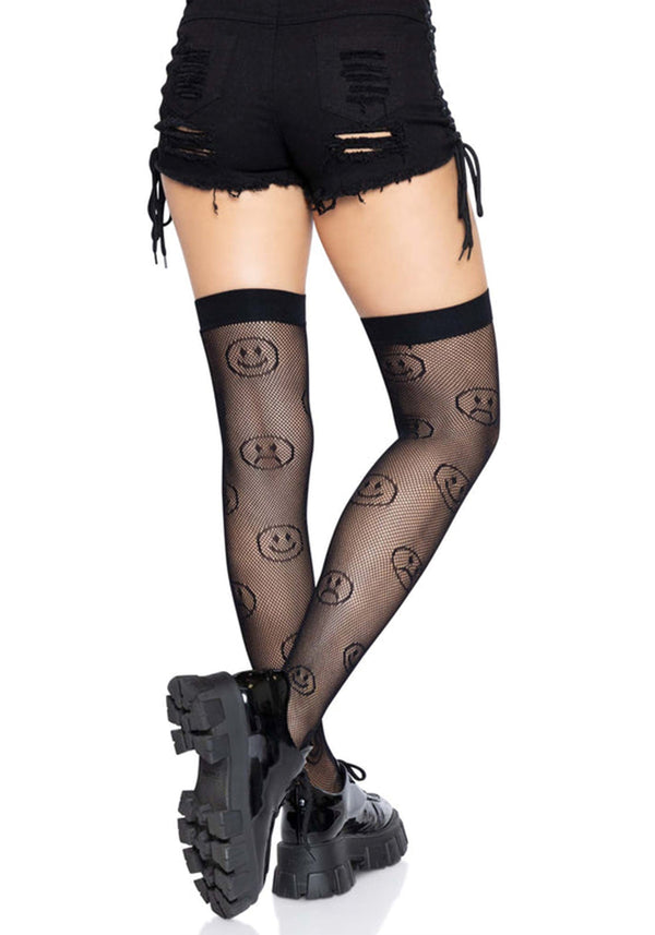 Mood Swing Fishnet Thigh Highs