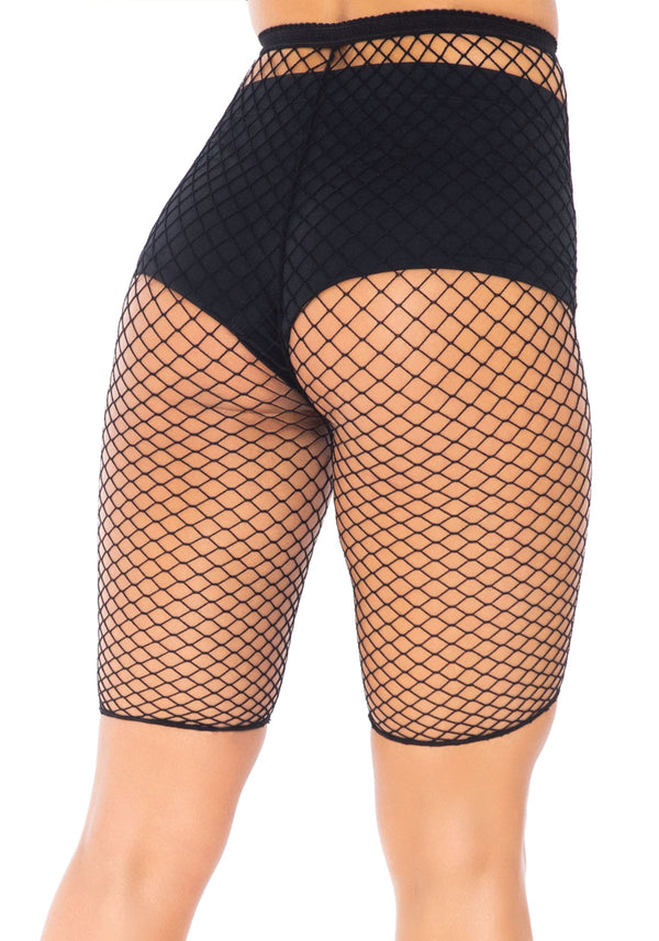 Plus Industrial Net Biker Shorts