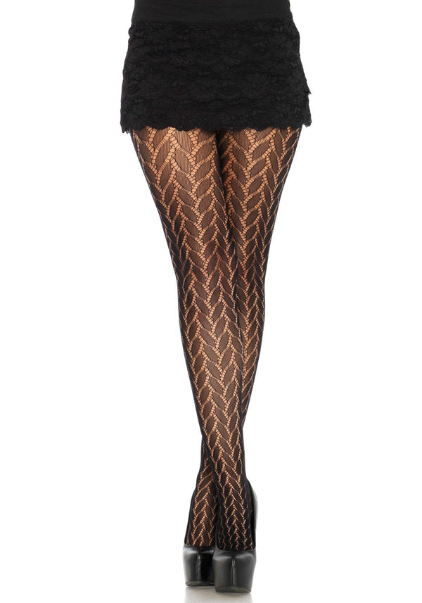 Plaited Lace Pantyhose